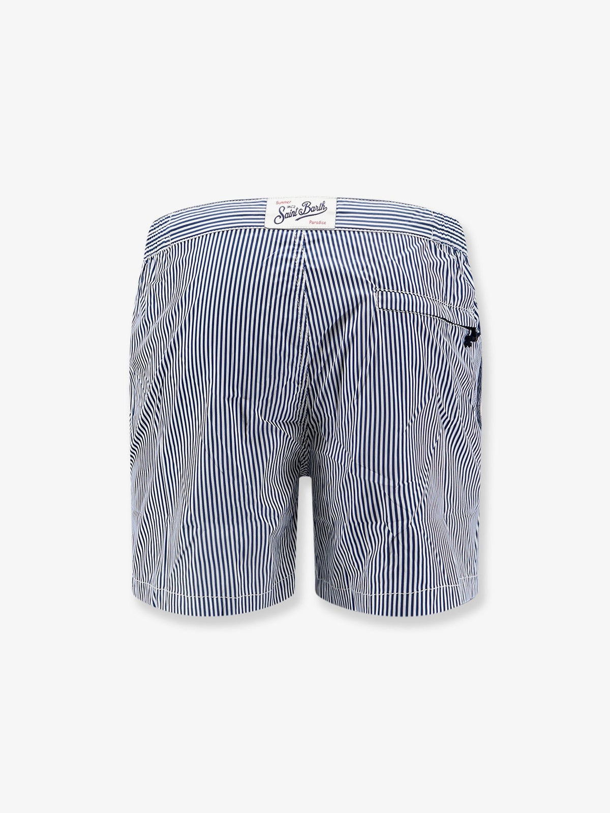 Harrys nylon swim shorts with striped print