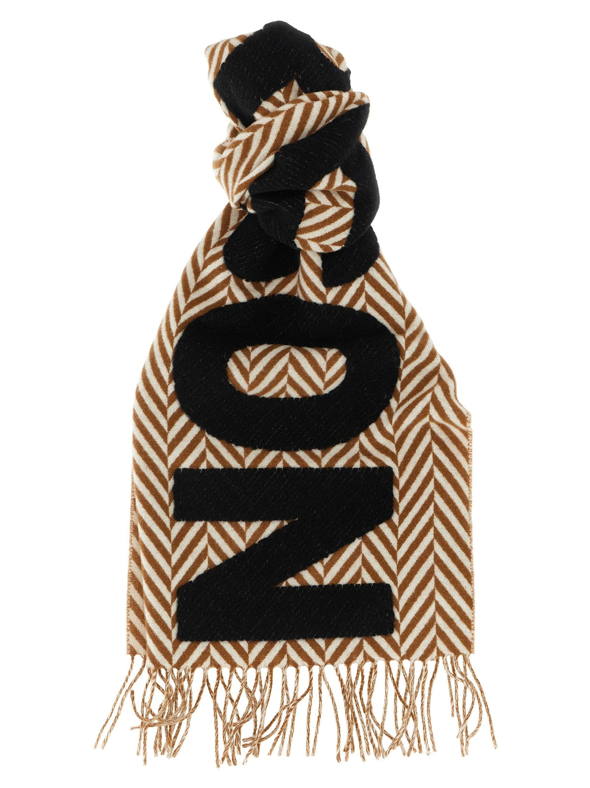 'Herringbone Logo' scarf