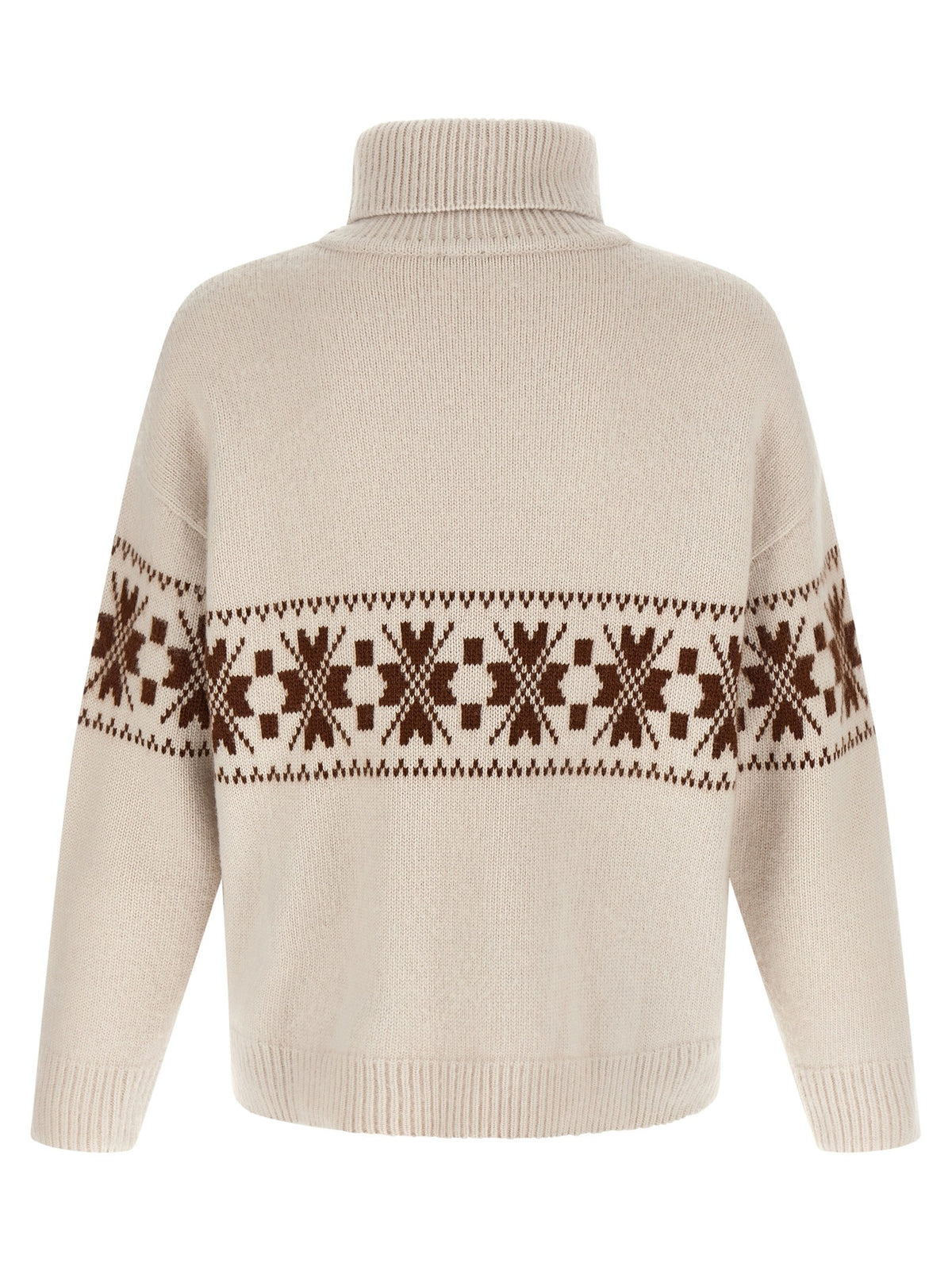 High neck sweater