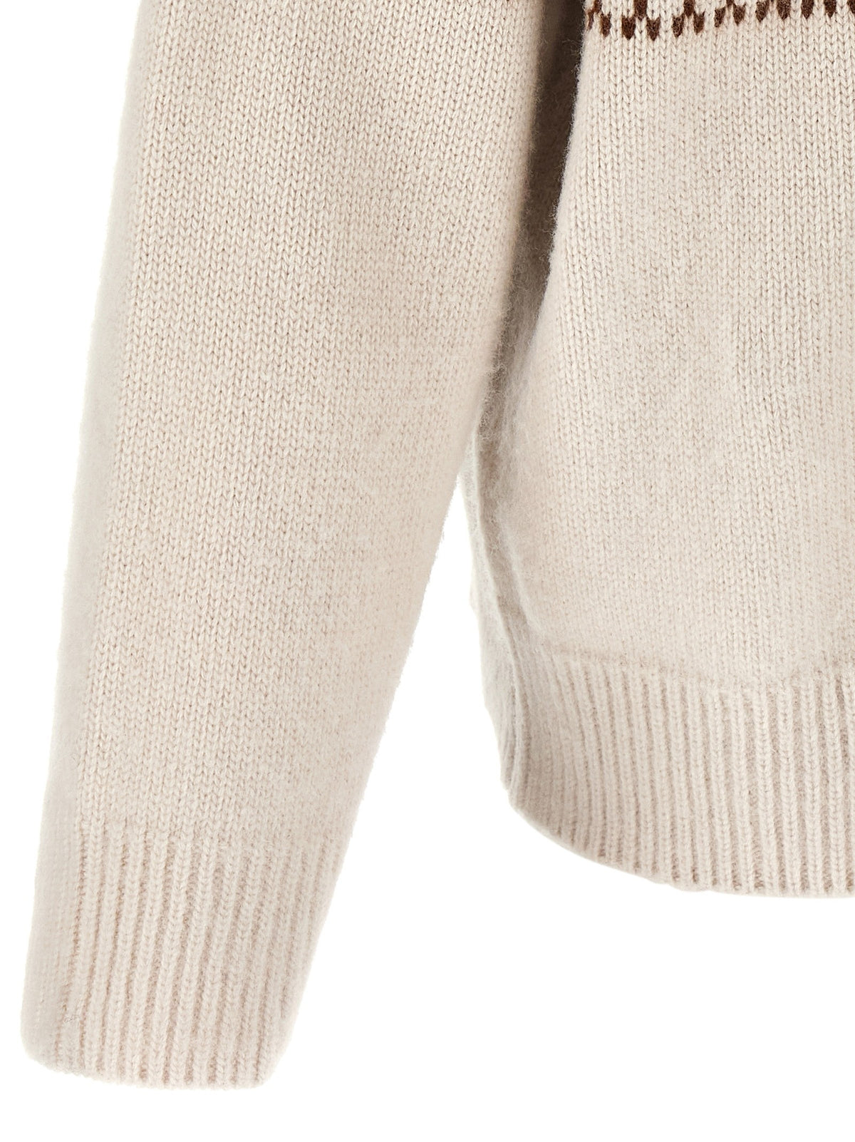 High neck sweater