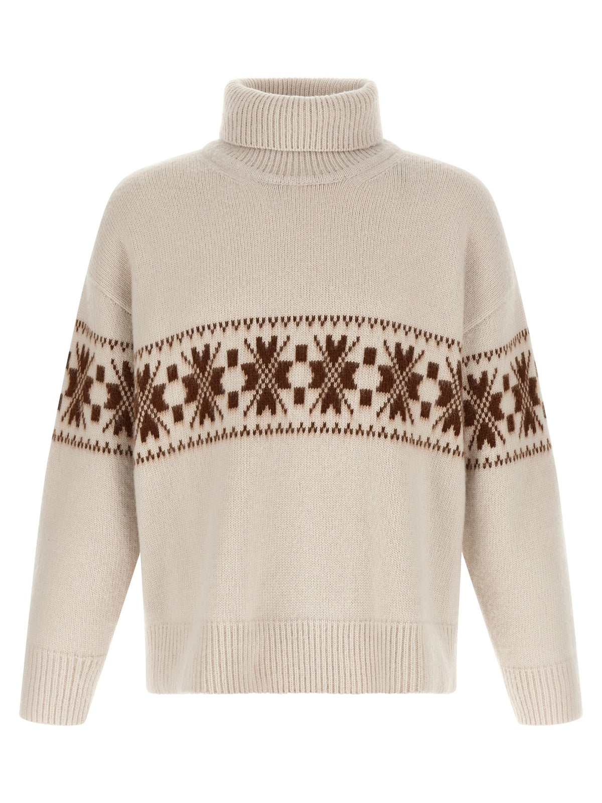 High neck sweater