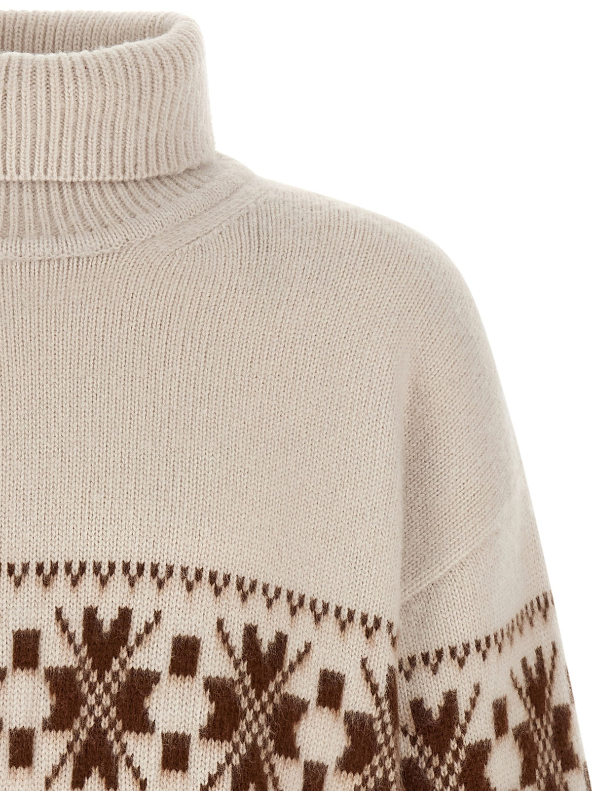 High neck sweater