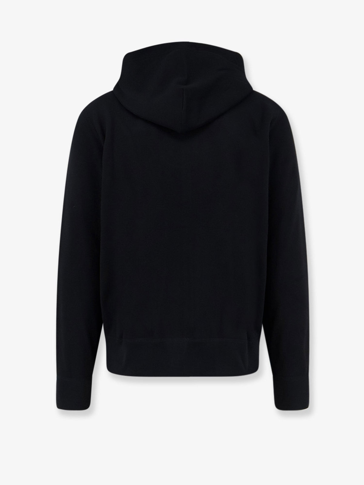 Hooded cotton blend sweatshirt