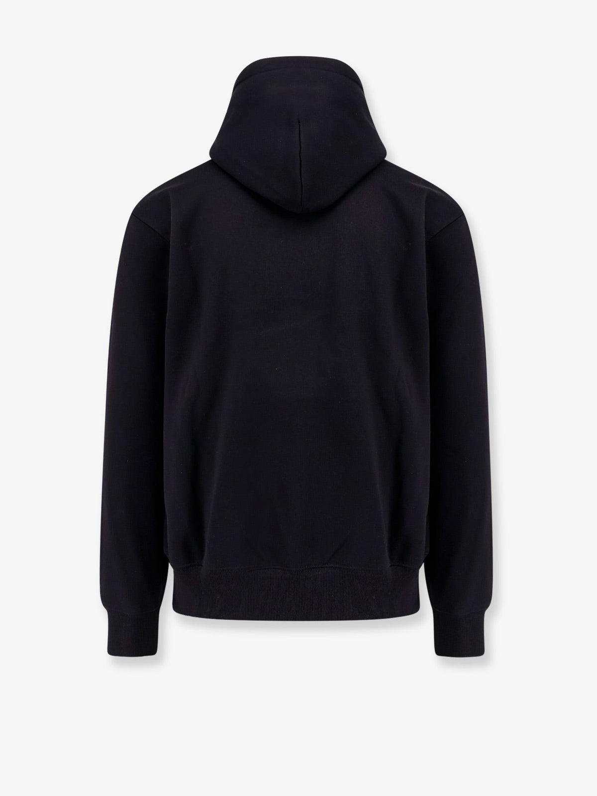 Hooded cotton blend sweatshirt