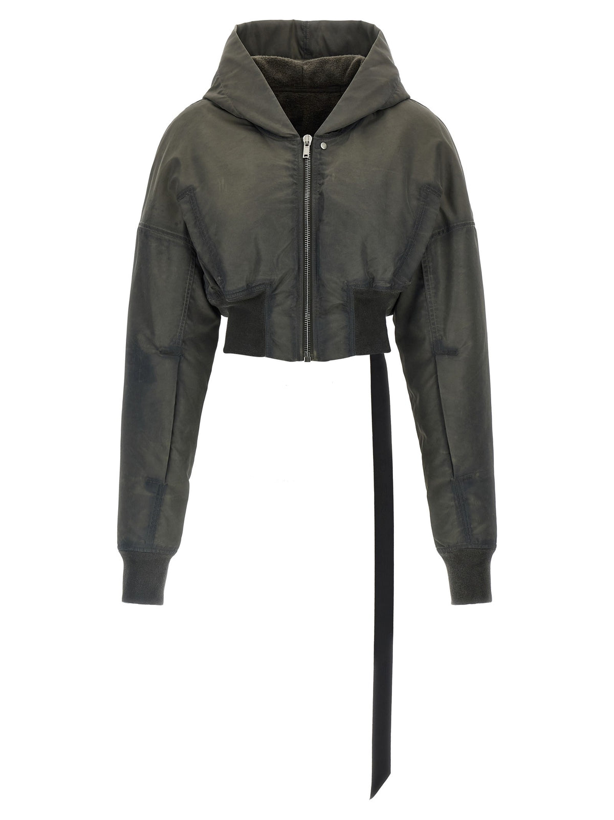 'Hooded Cropped Flight' bomber jacket
