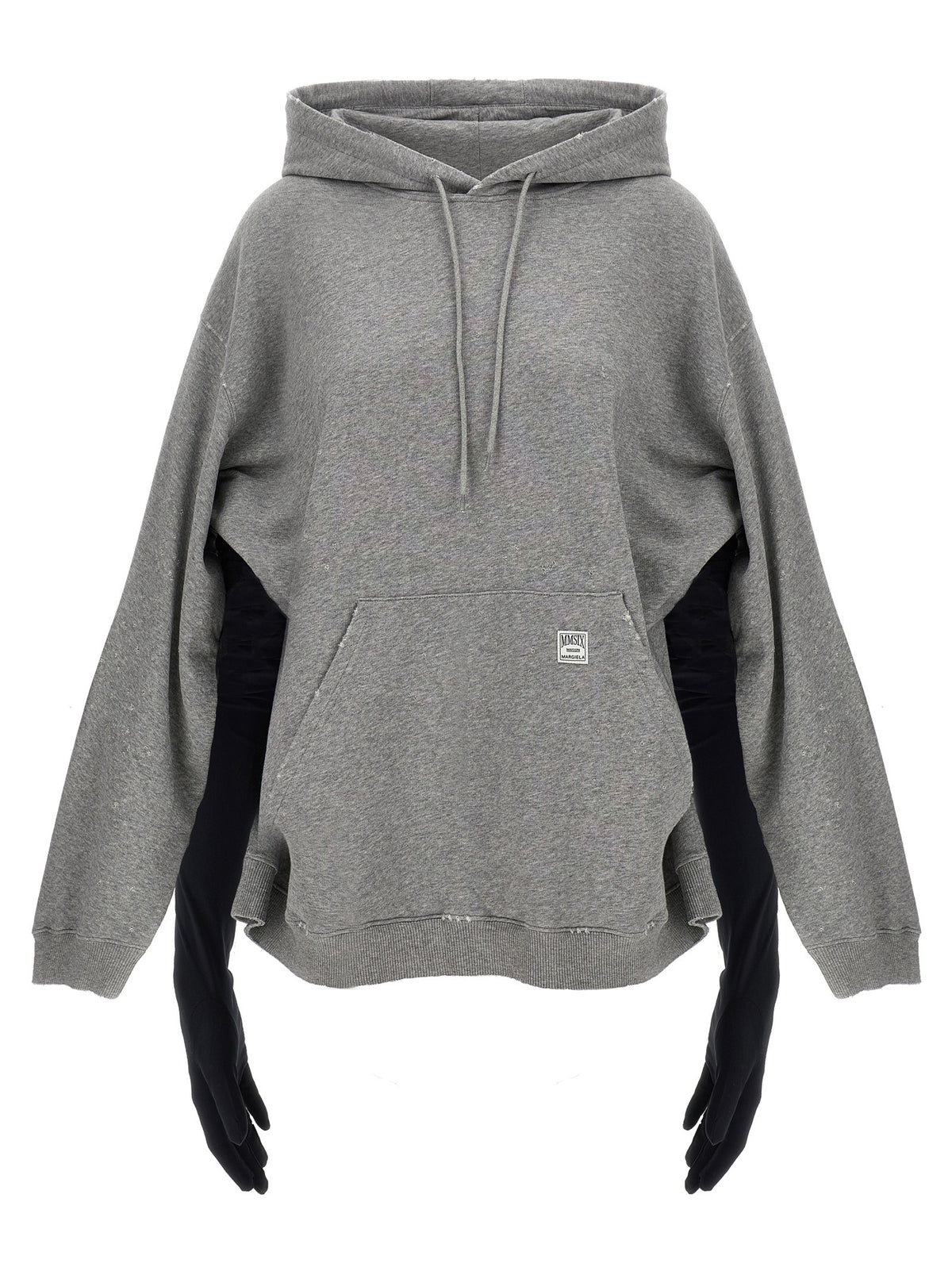 Hoodie dress with gloves