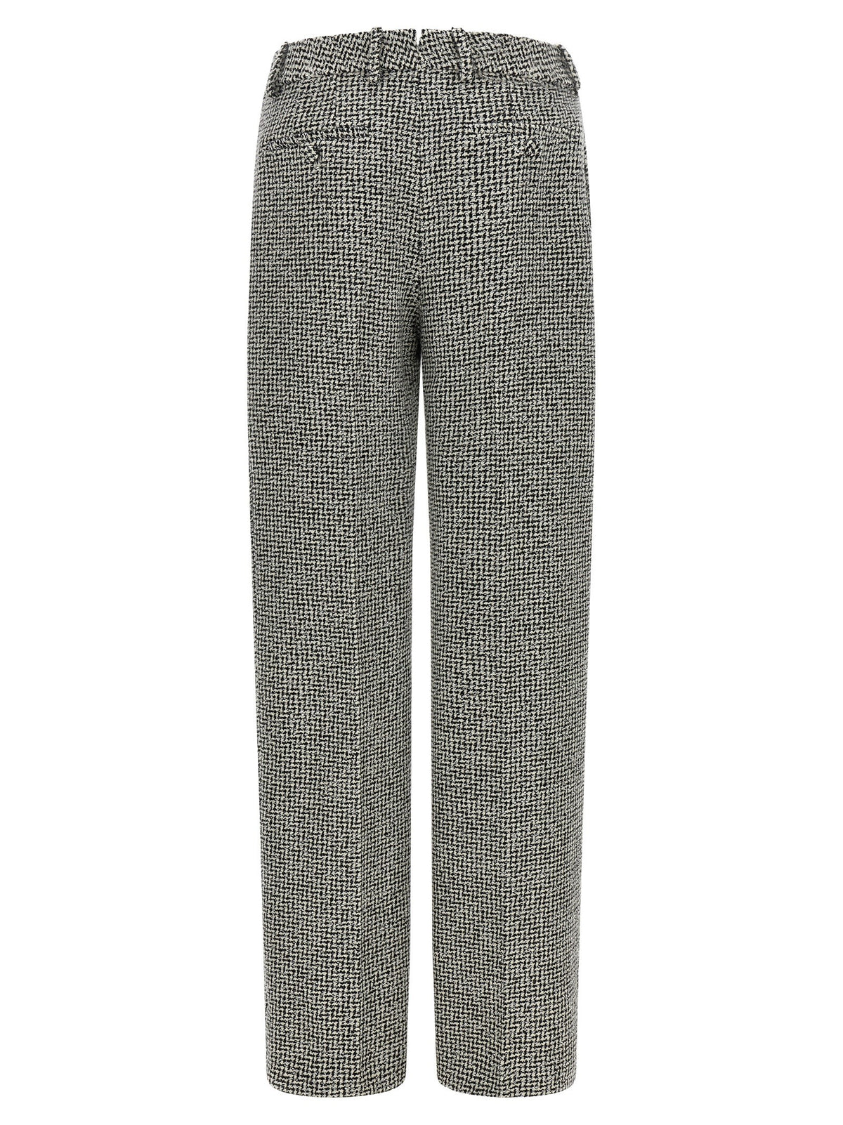 Houndstooth pattern pants