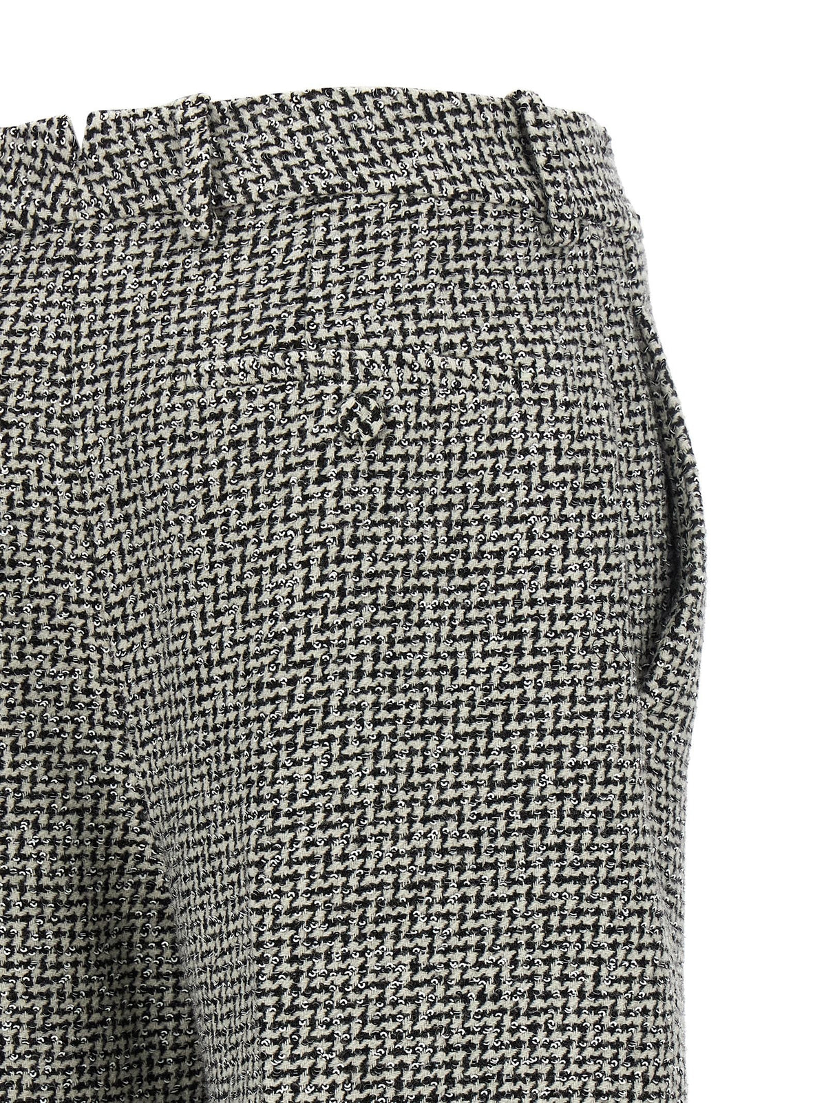 Houndstooth pattern pants