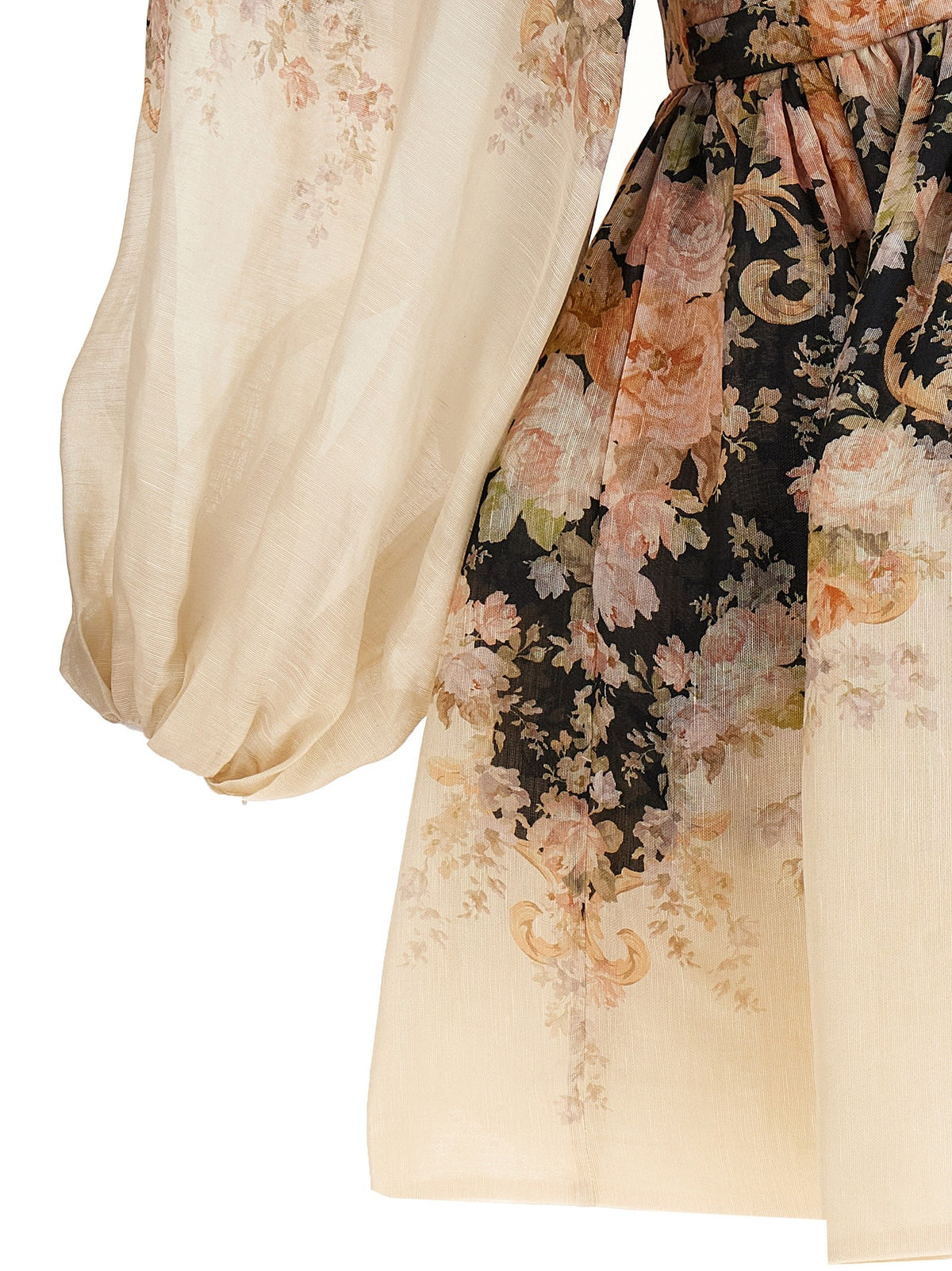 'Illustration Draped Mini' dress
