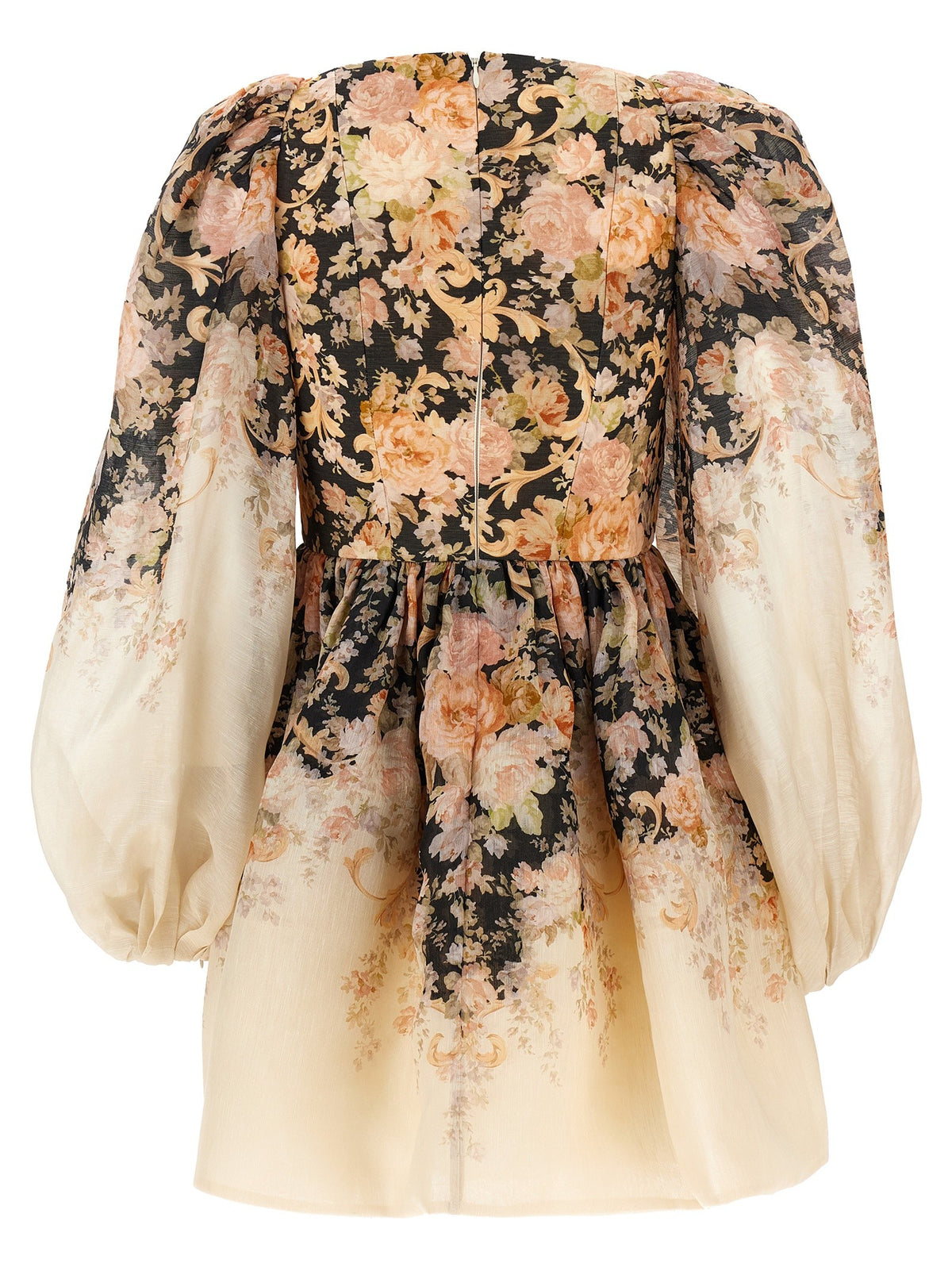 'Illustration Draped Mini' dress