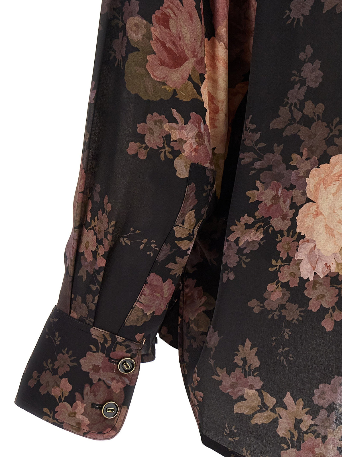 'Illustration Lace Scarf' shirt