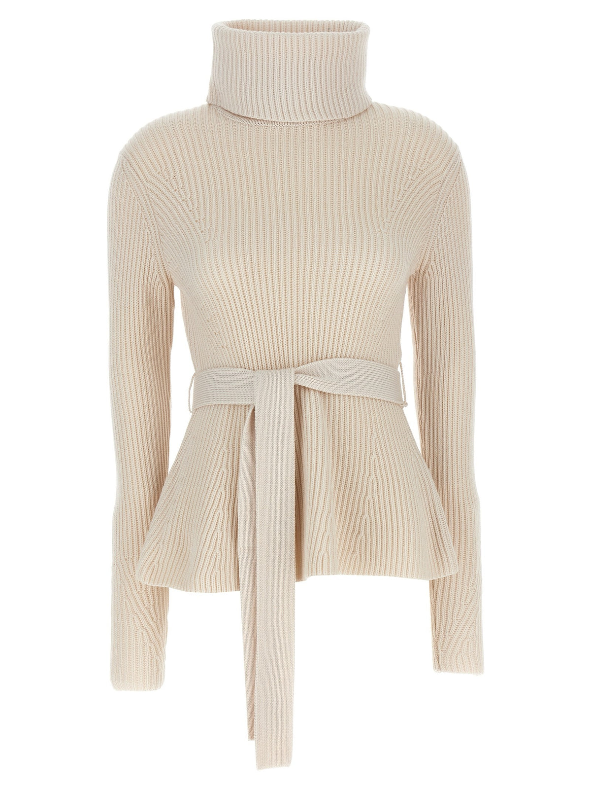 'Illustration Peplum' sweater