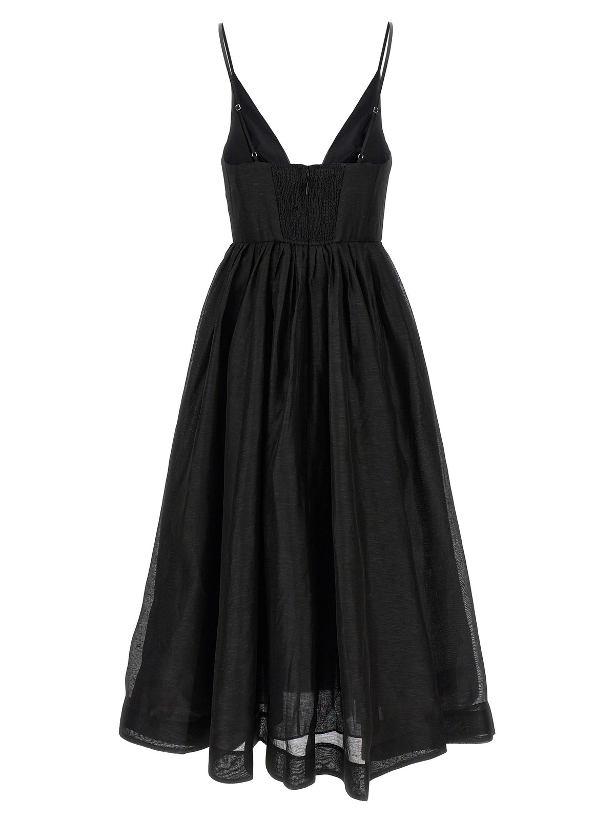 'Illustration V Neck Midi' dress