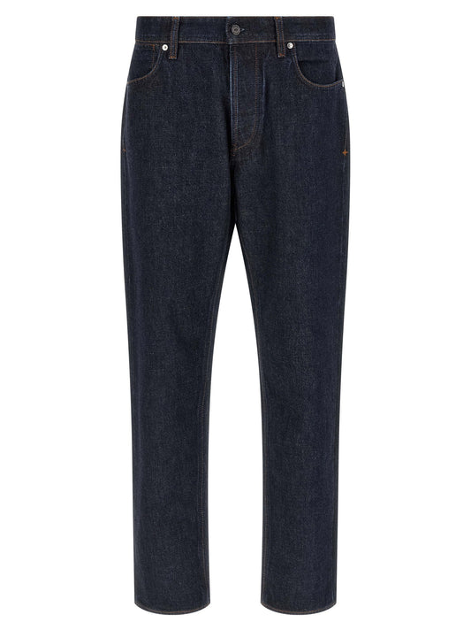 Indigo denim jeans