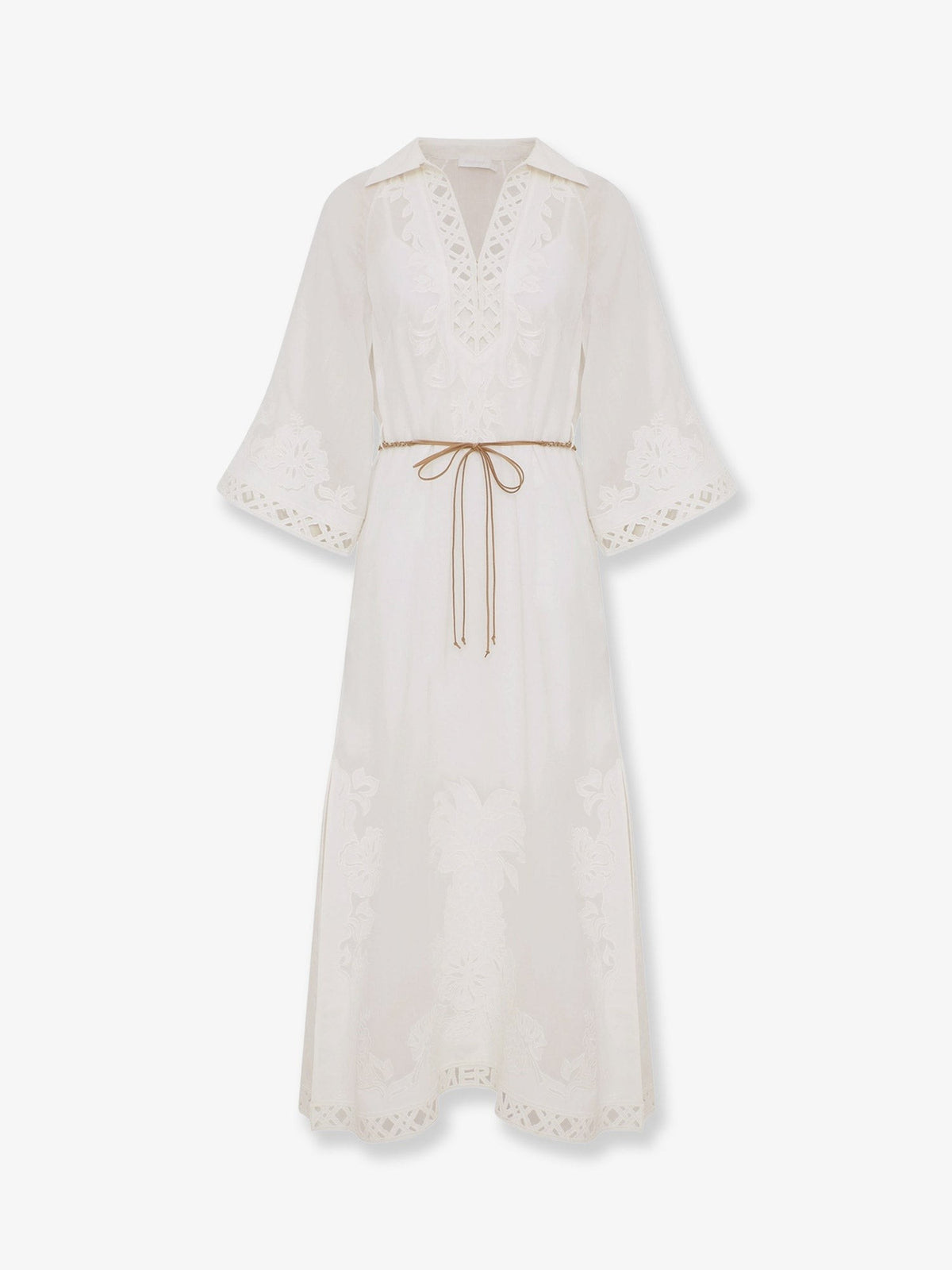 Indra long ramie dress