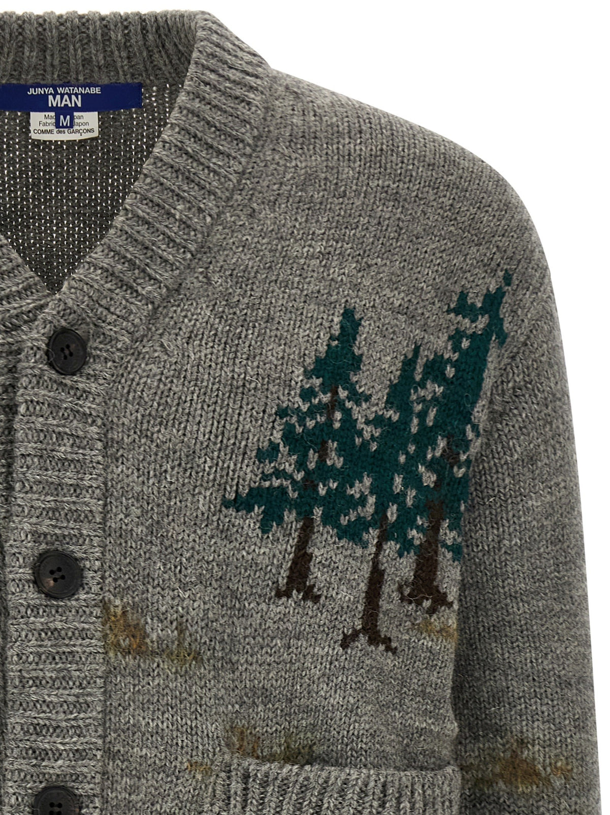 Intarsia cardigan