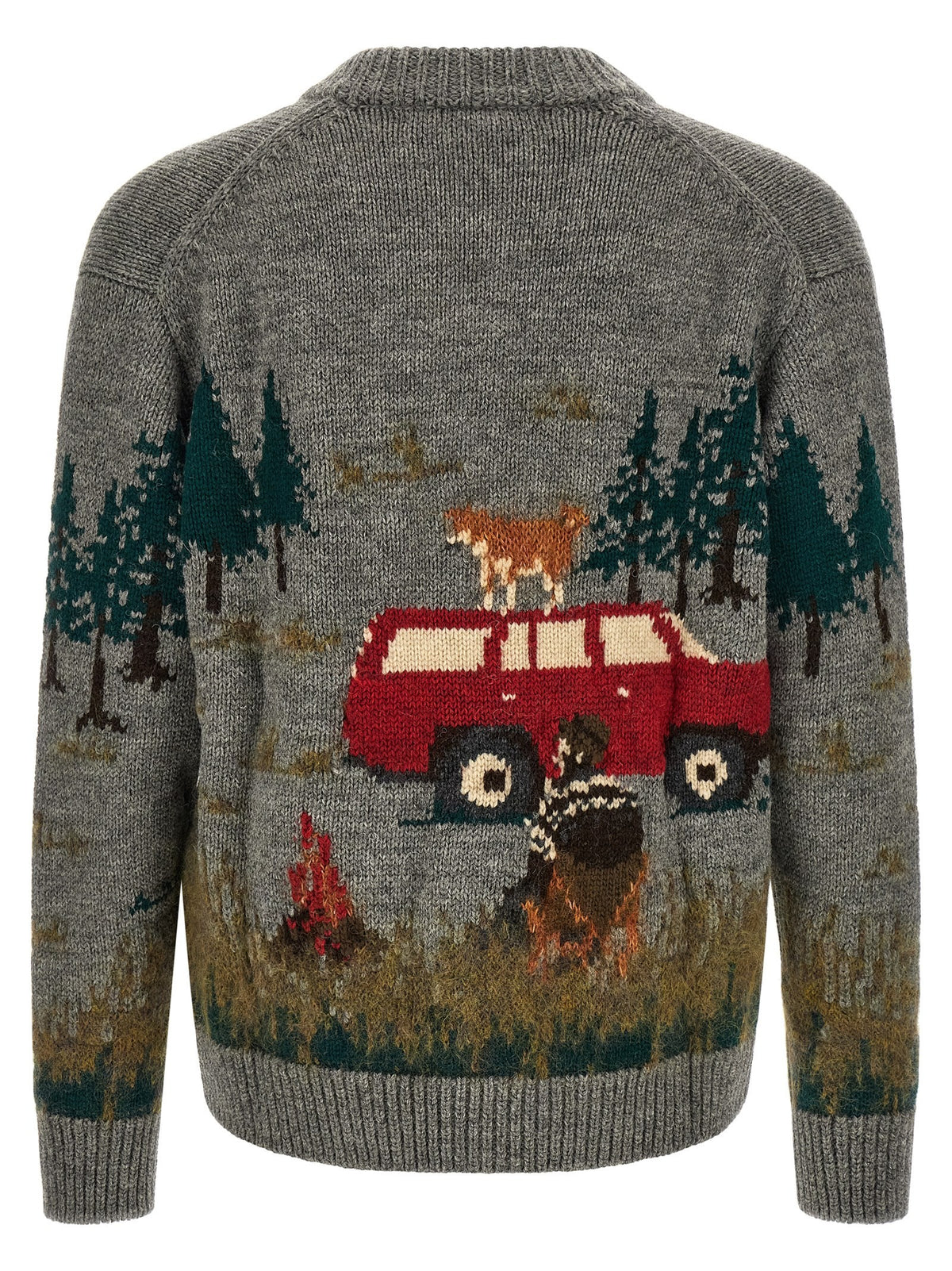 Intarsia cardigan