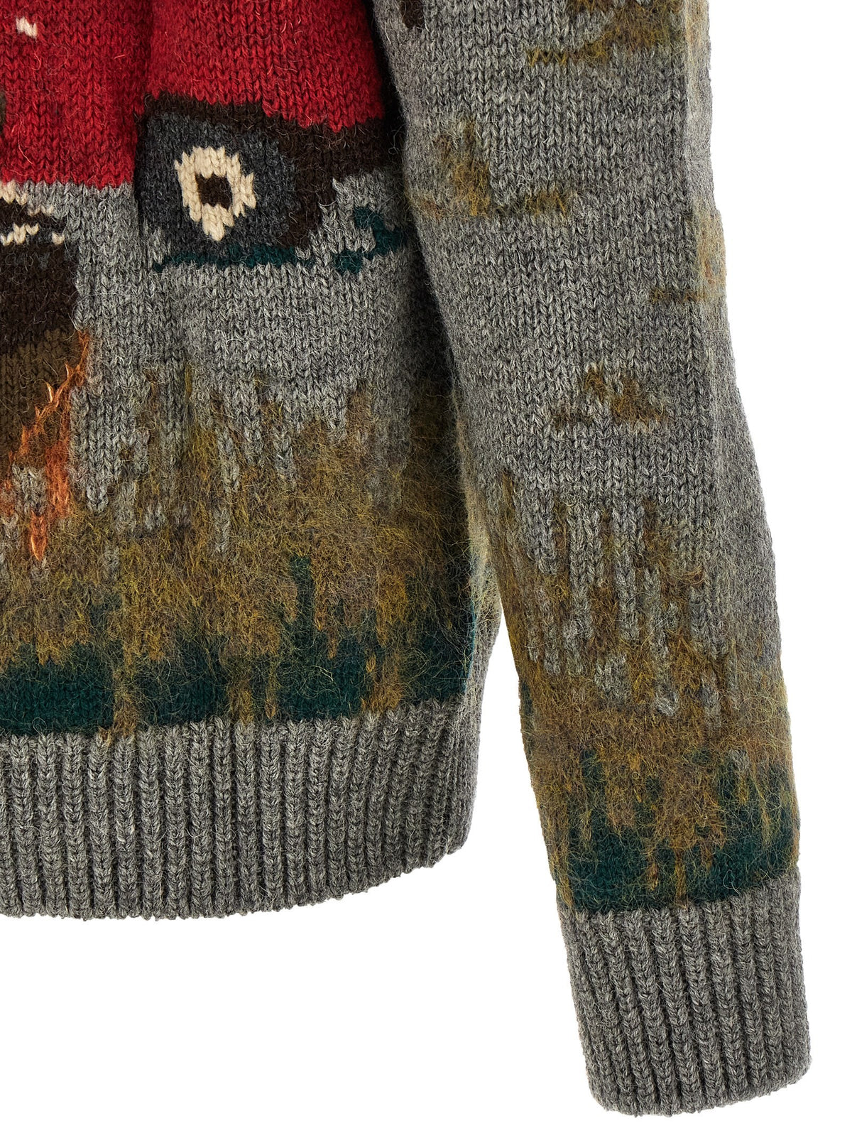 Intarsia cardigan
