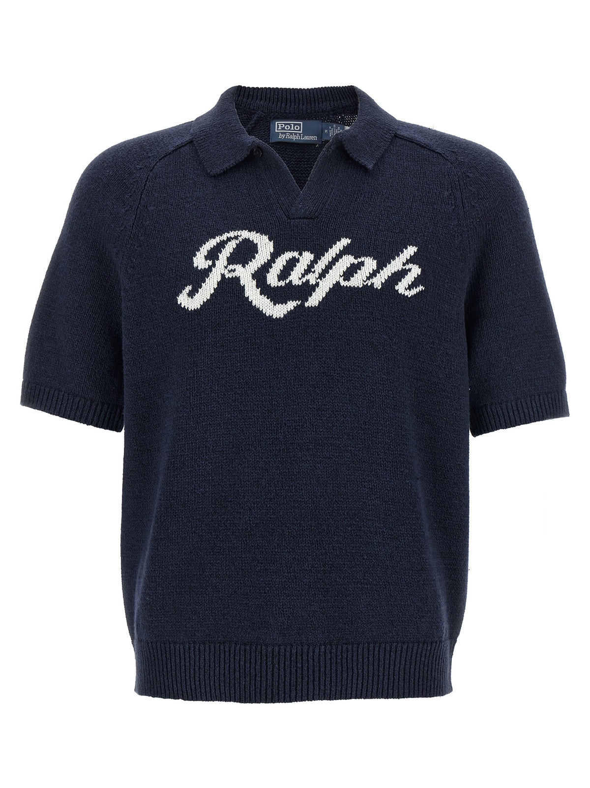 Intarsia logo sweater