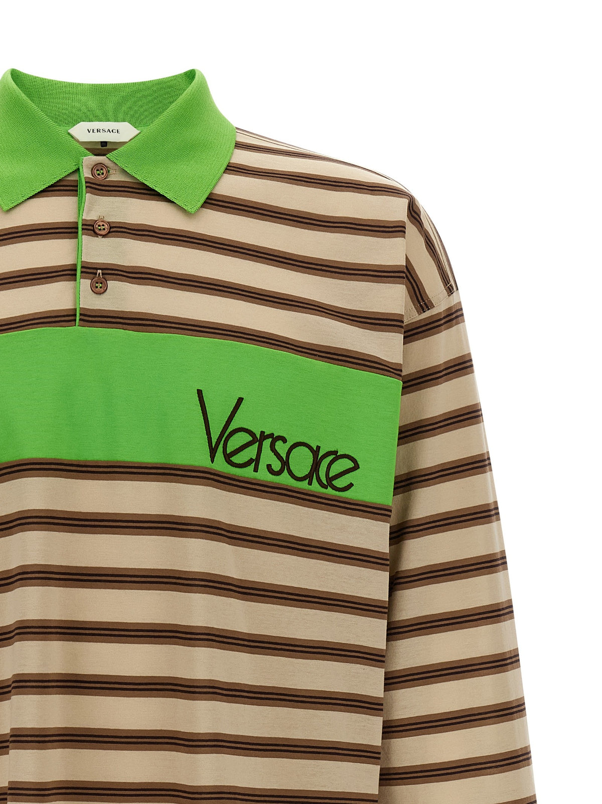 Intarsia polo shirt