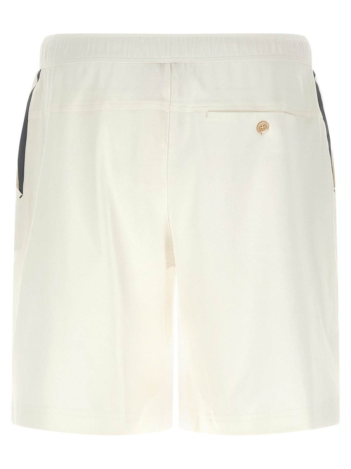 Interlock cotton bermuda shorts