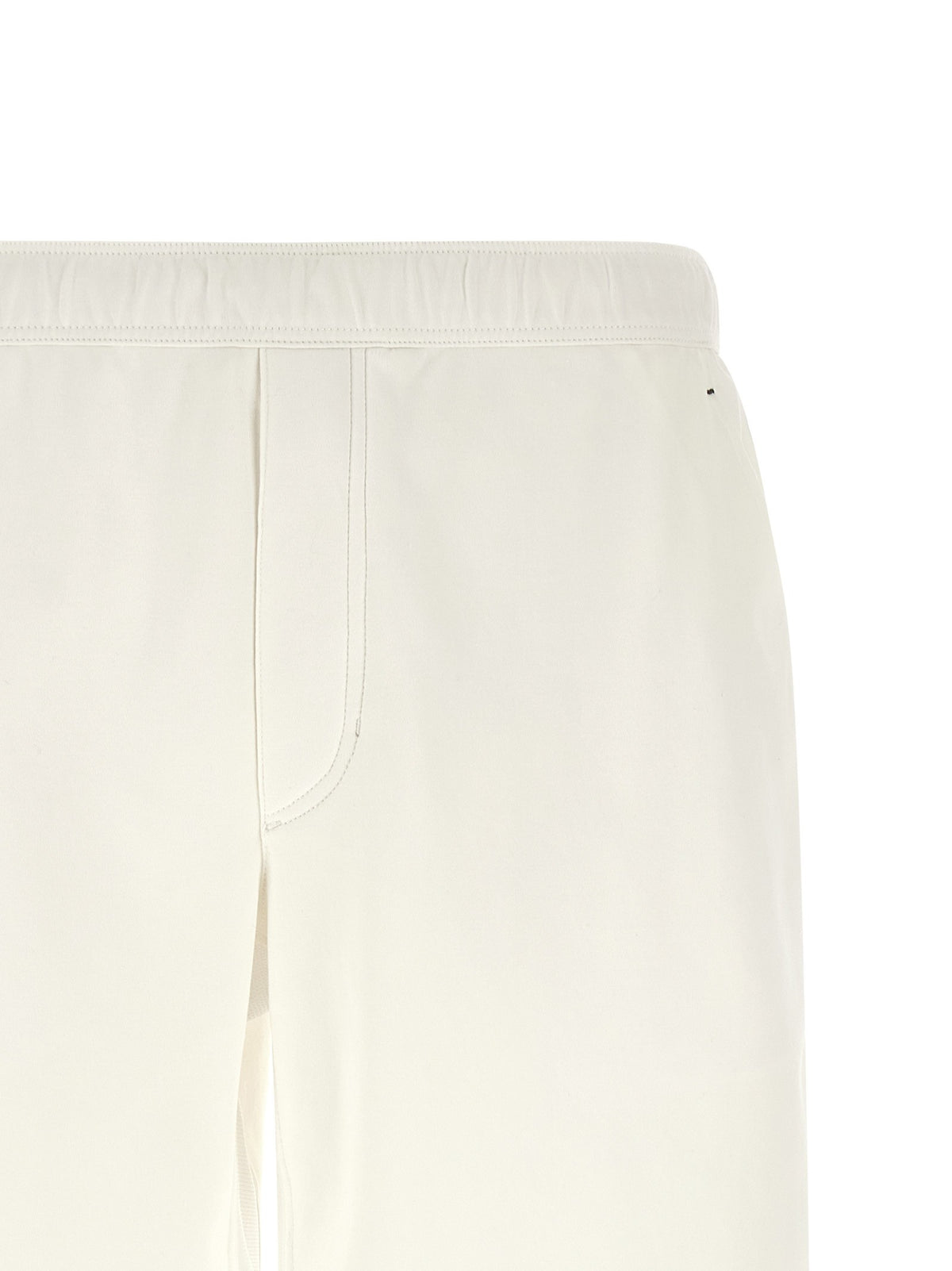 Interlock cotton bermuda shorts