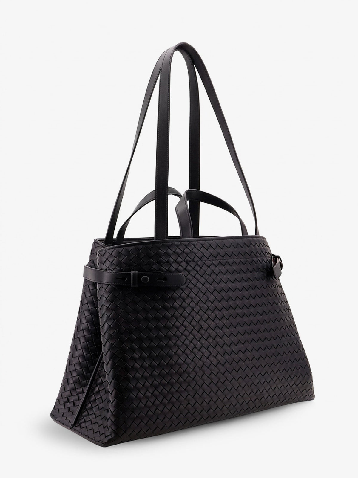Intreccio leather shoulder bag