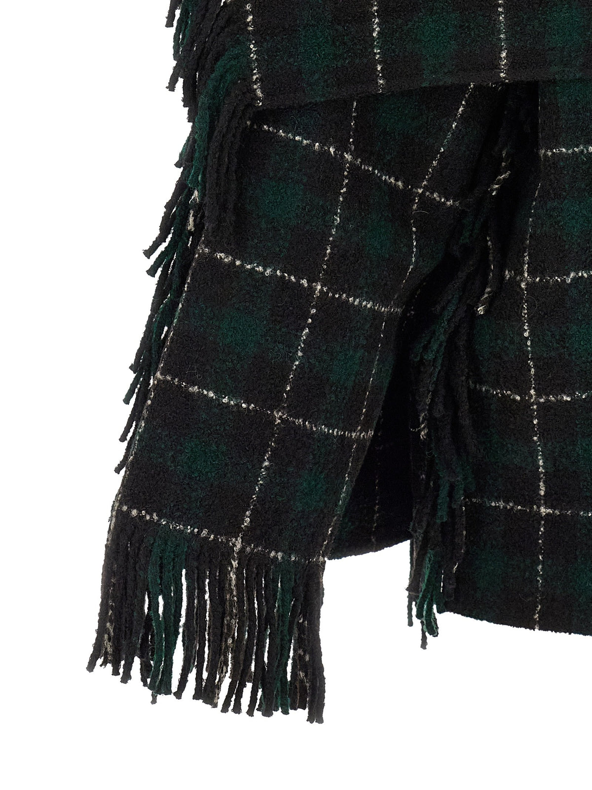 Jacket with integrated scarf