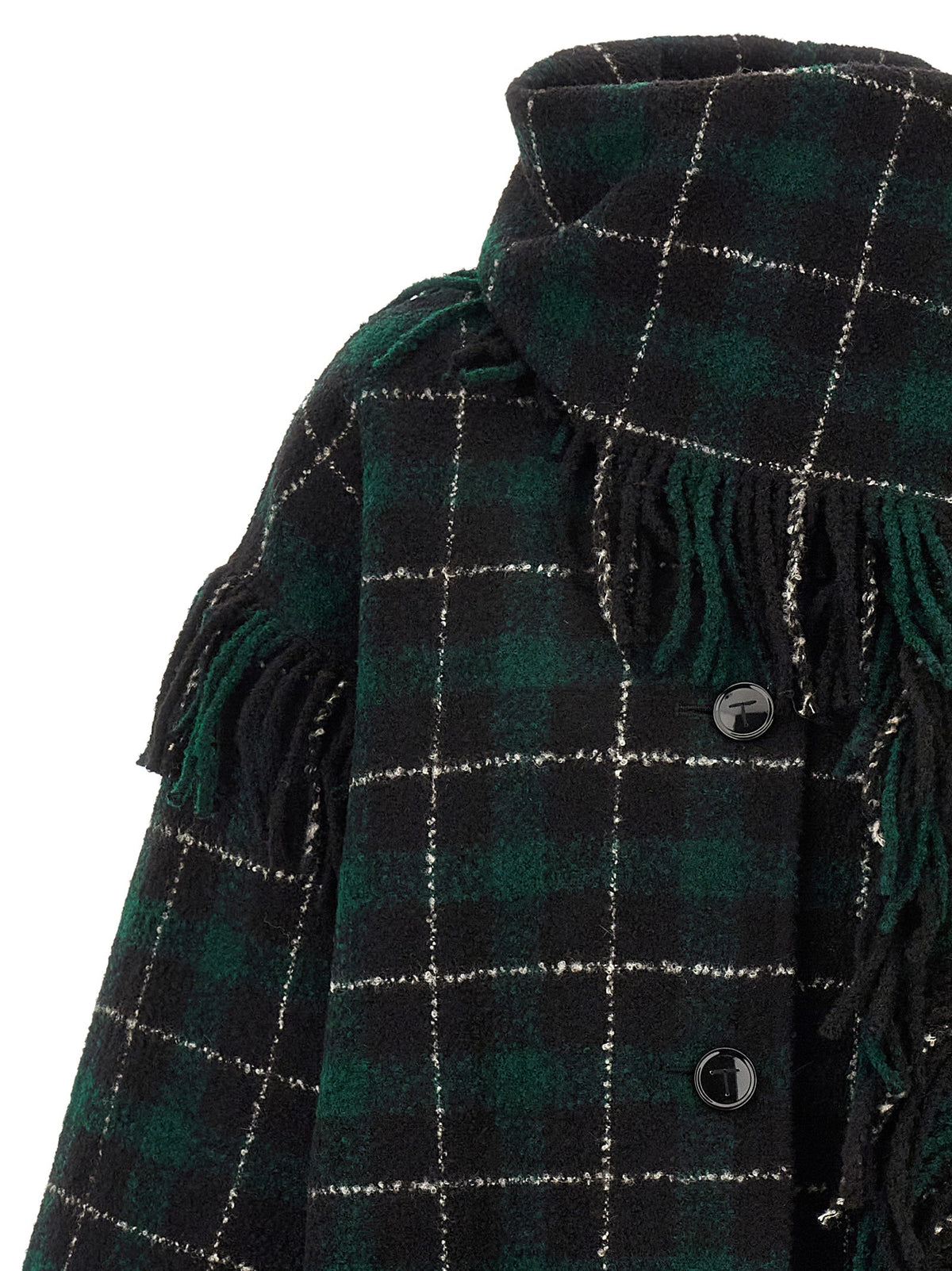Jacket with integrated scarf