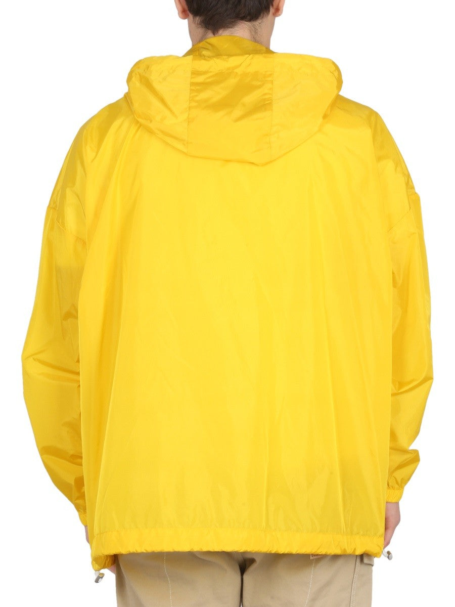 JACKET WITH LOGO PATCH