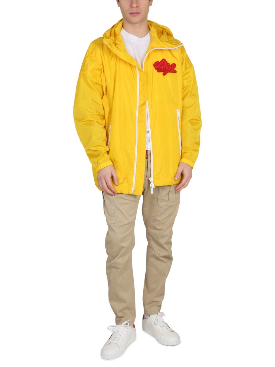 JACKET WITH LOGO PATCH
