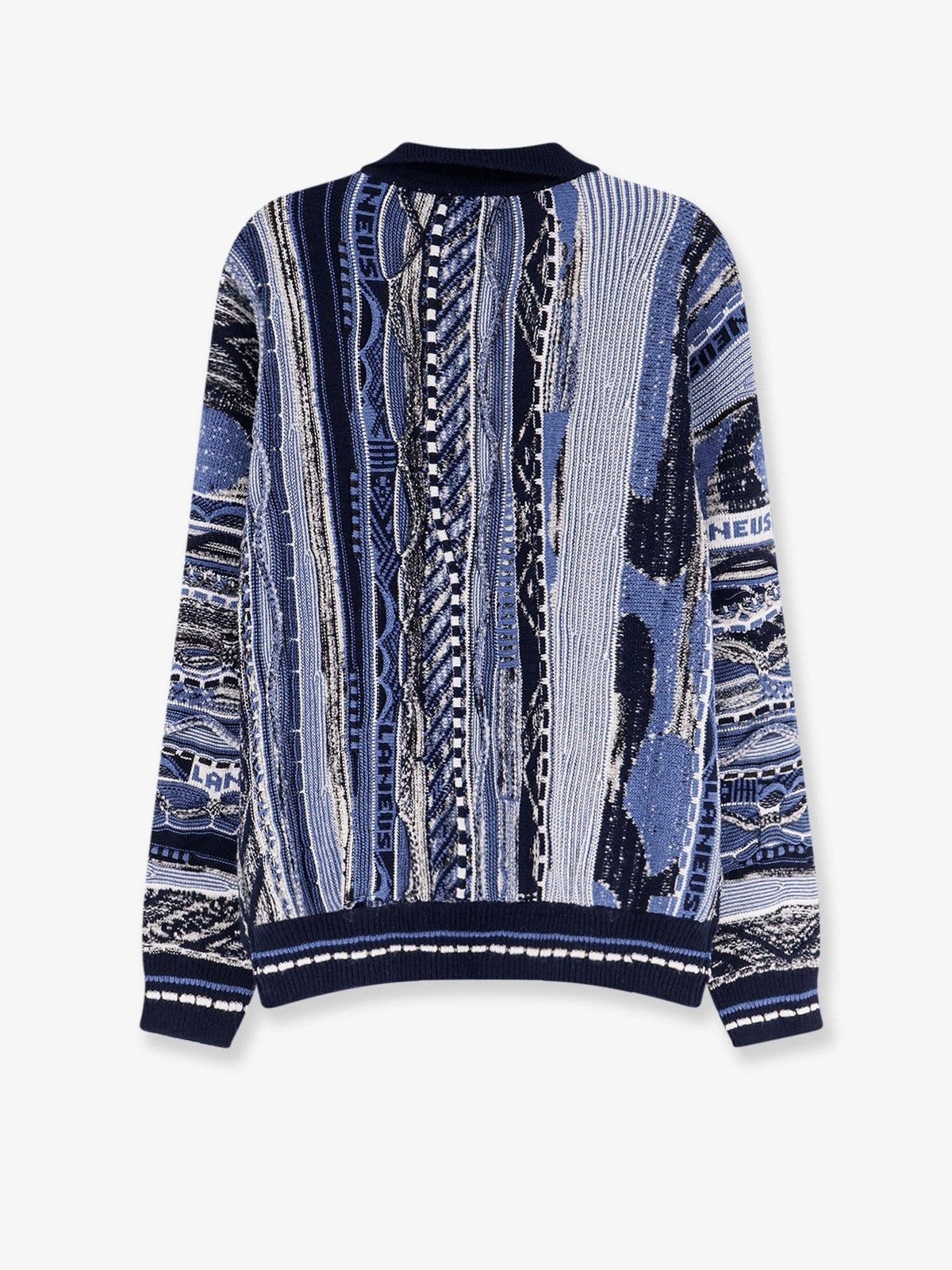 Jacquard-pattern cardigan