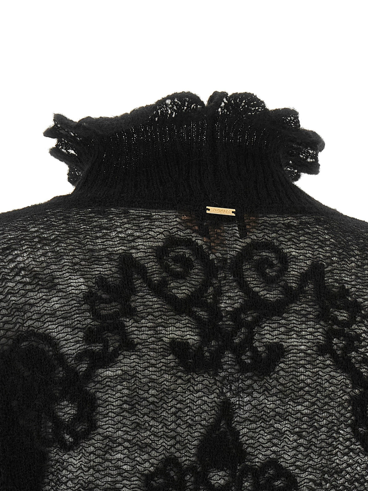 Jacquard yarn sweater