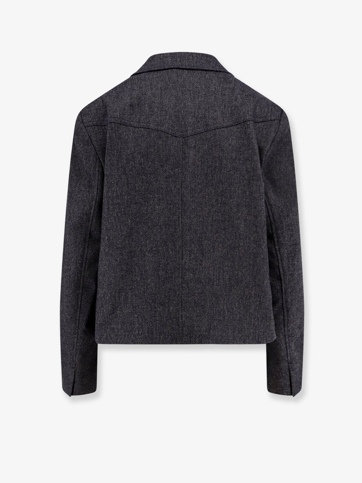 Jafleni double-breasted wool blend blazer