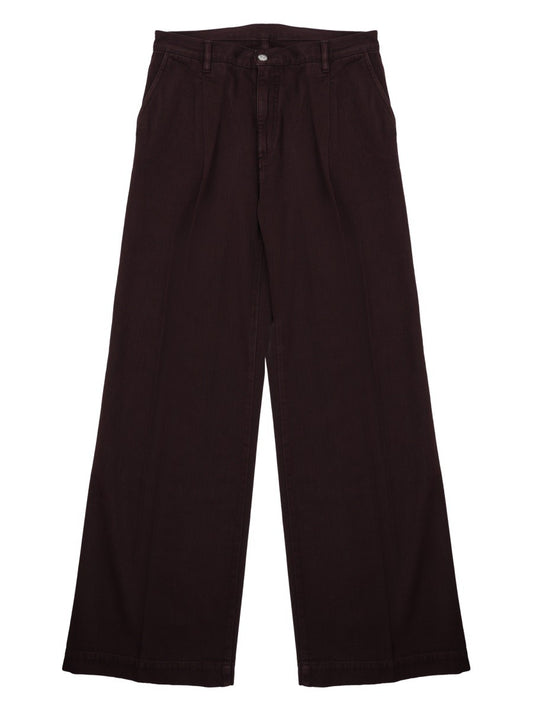 JEANS AMPIO IN COTONE