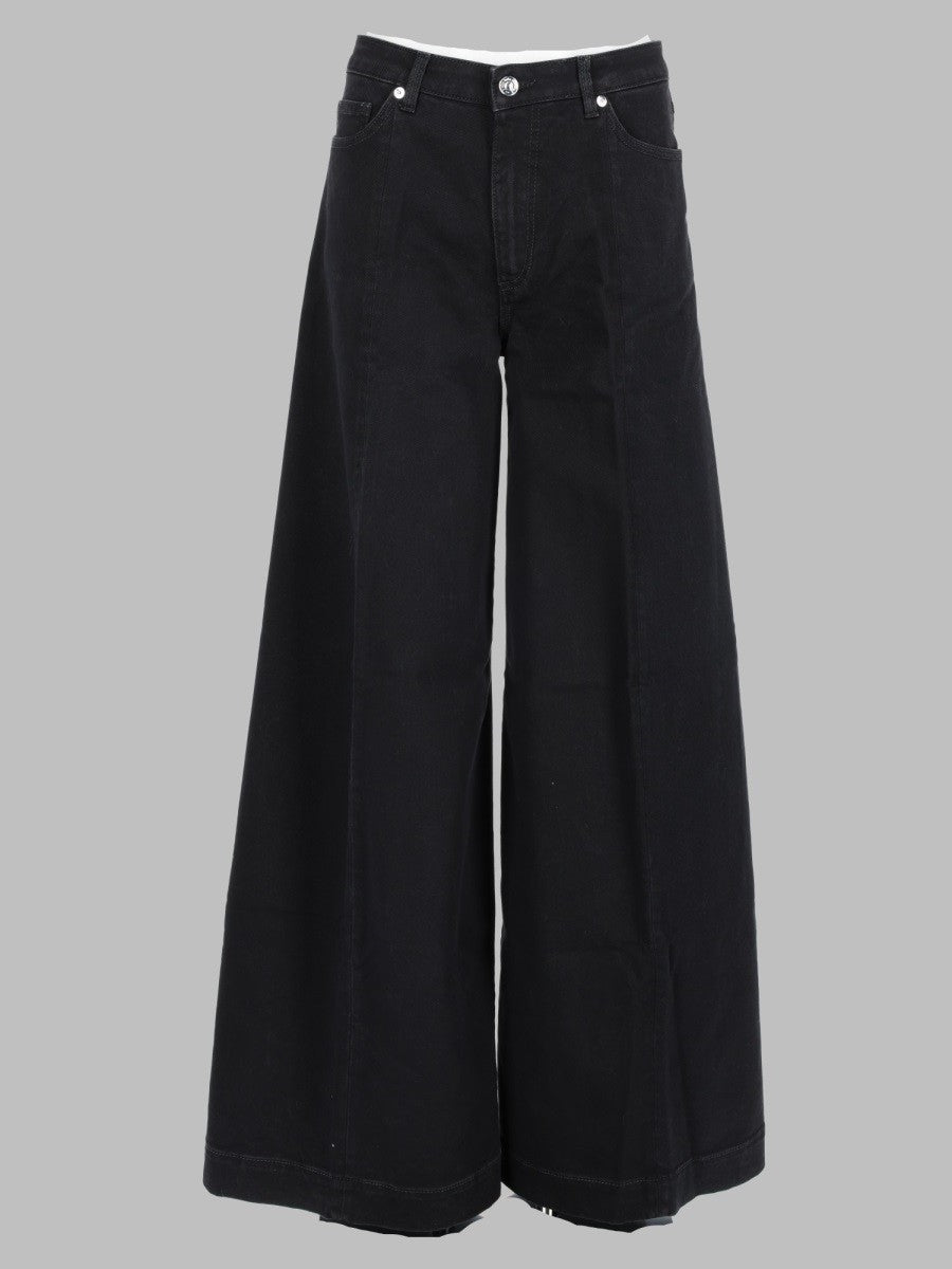 Jeans Ampio In Cotone