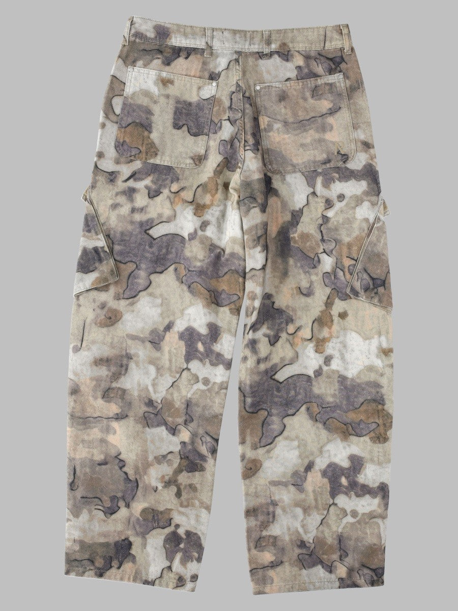 Jeans Cargo In Cotone