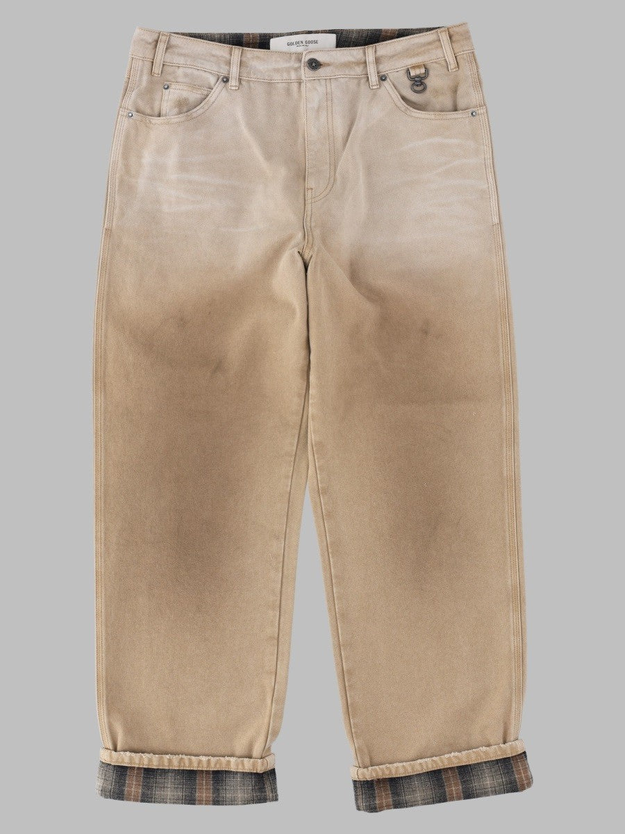 Jeans Con Dettaglio Check