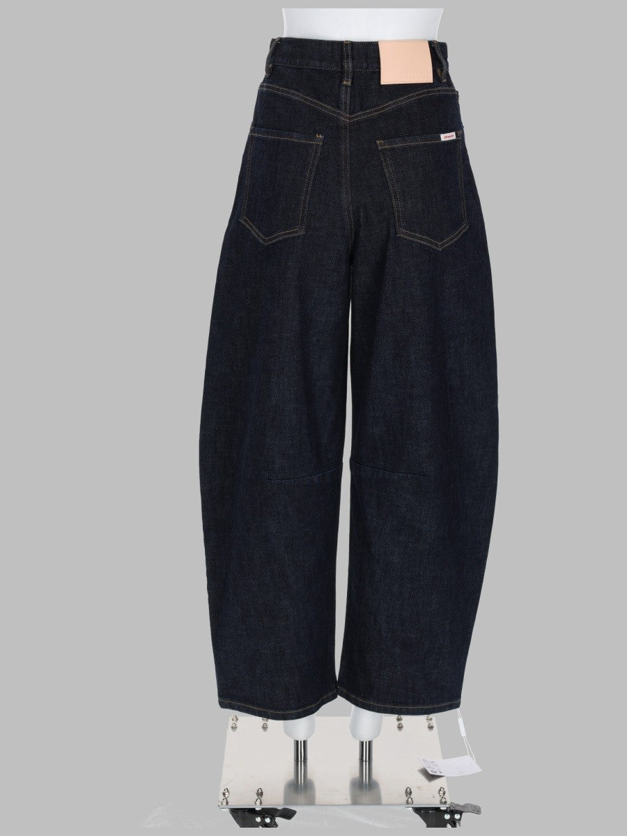 JEANS DRITTI IN DENIM DI COTONE