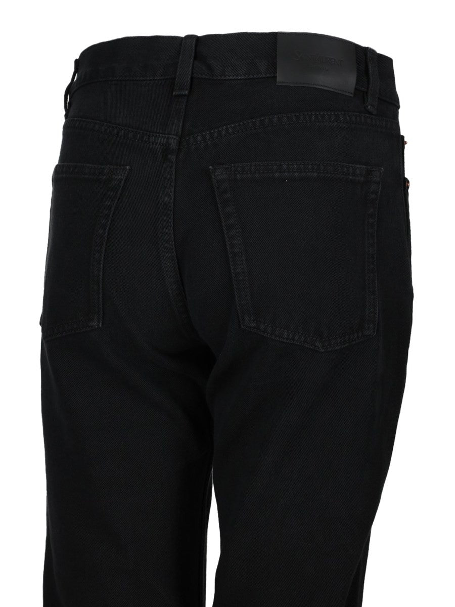Jeans In Denim Di Cotone