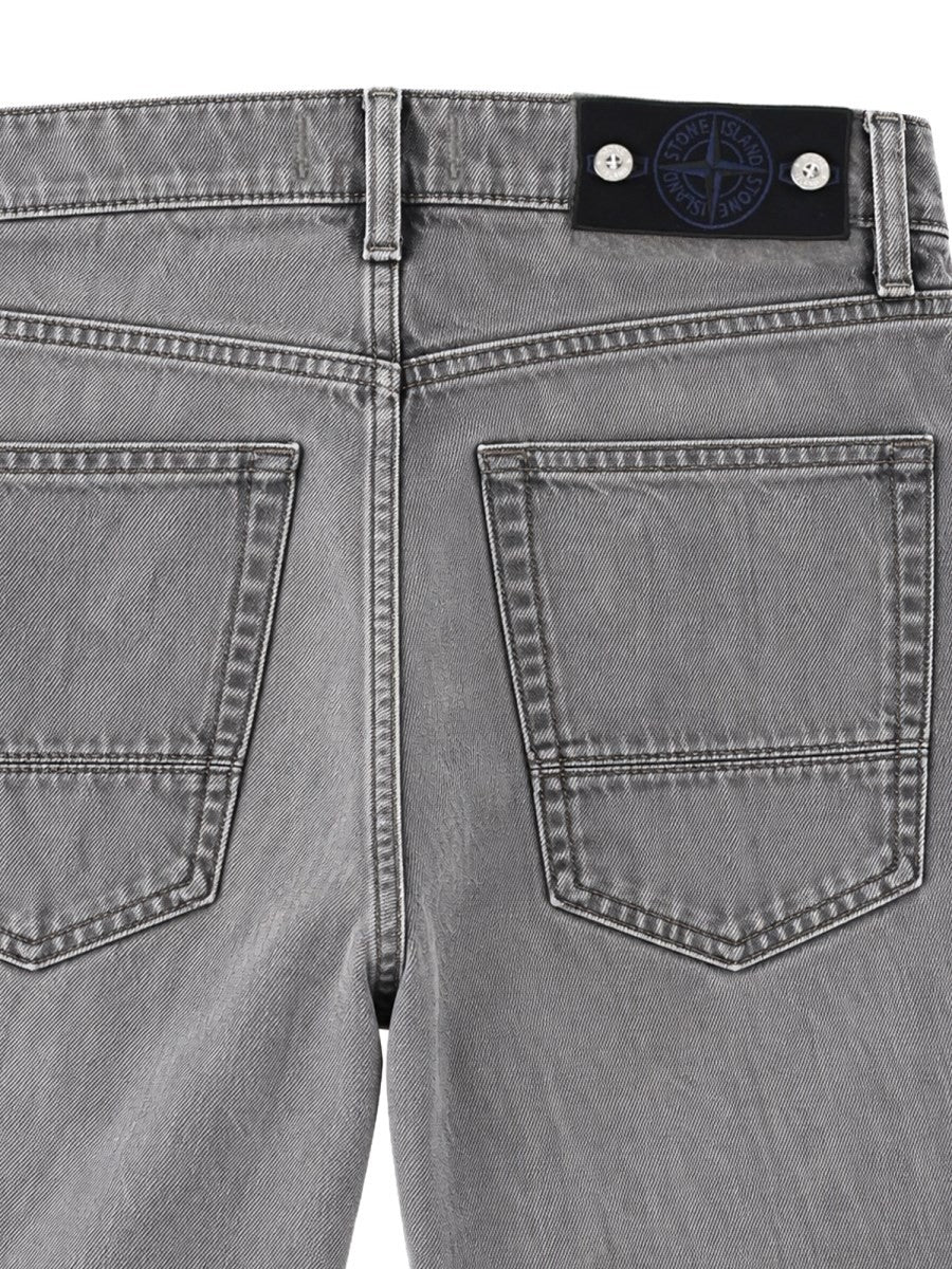 Jeans in Denim di Cotone