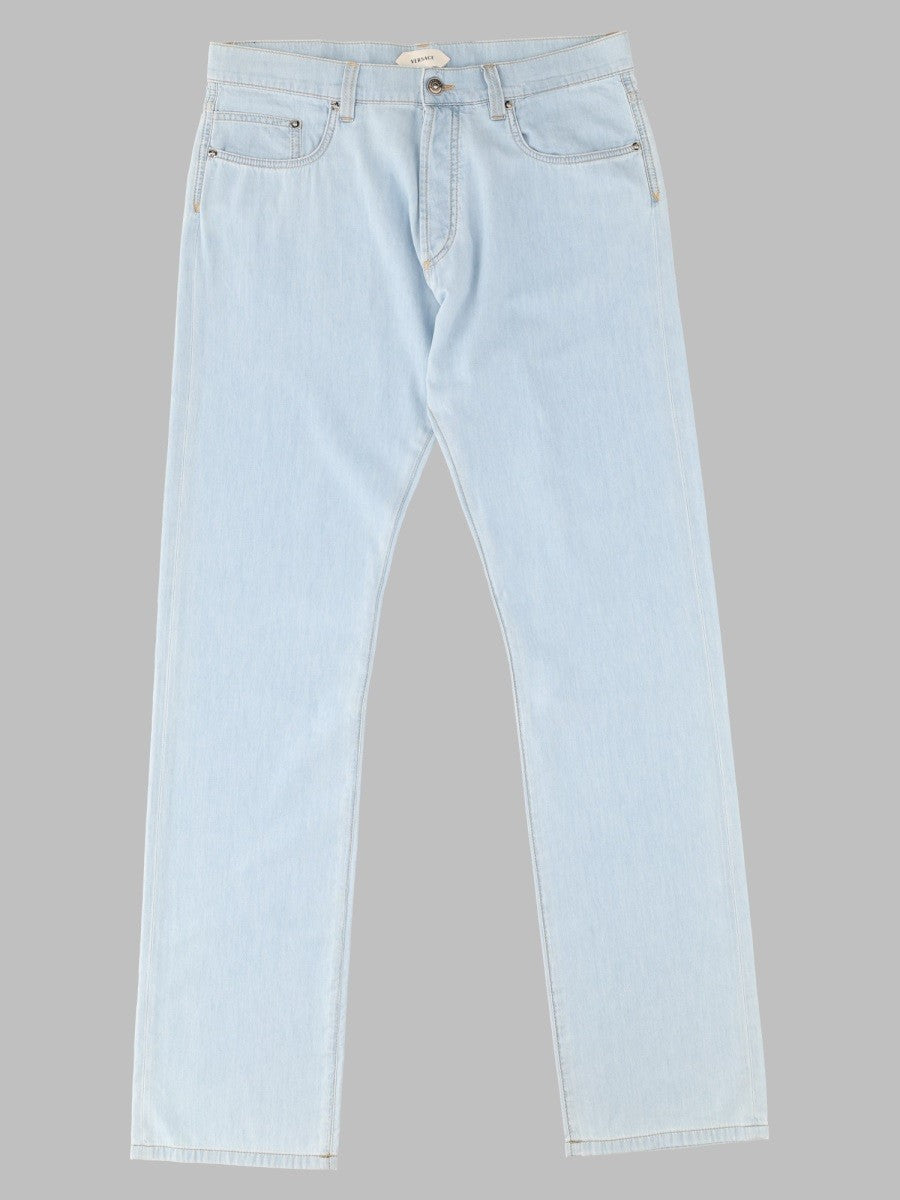 Jeans In Denim Di Cotone