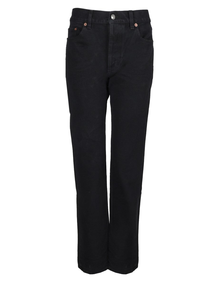 Jeans In Denim Di Cotone