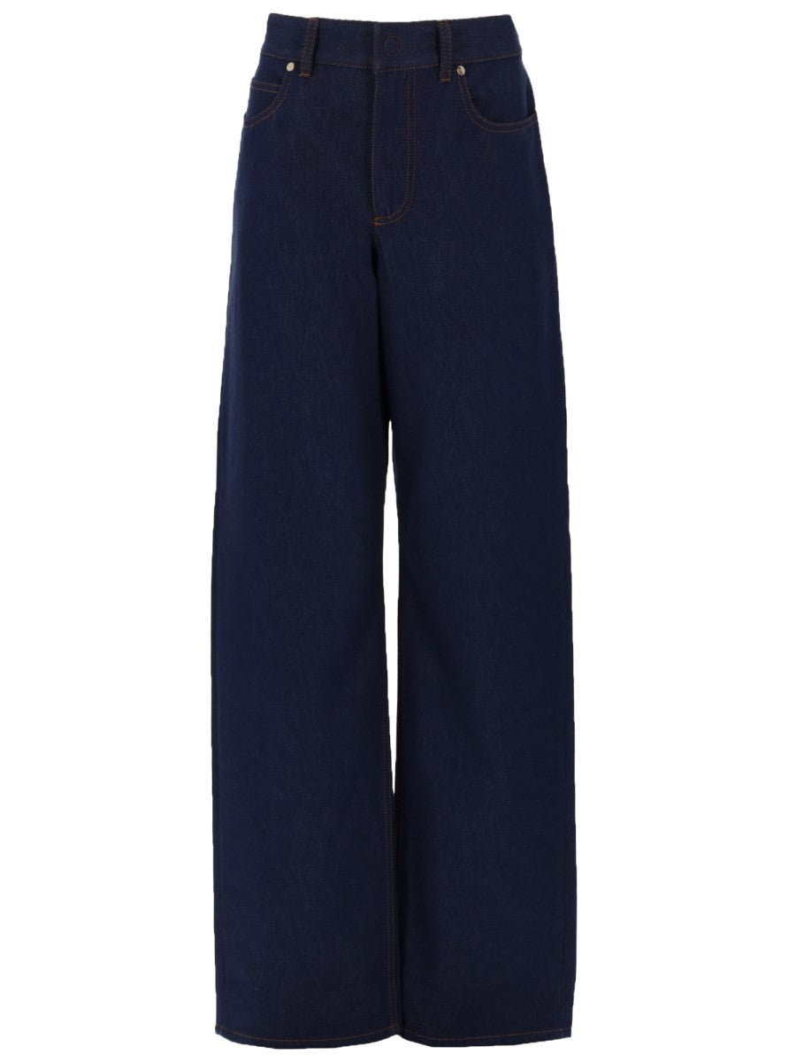 JEANS LUNGHI IN DENIM
