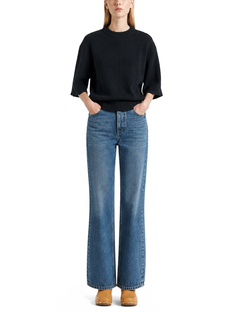 JEANS SVASATO LAVAGGIO MEDIO