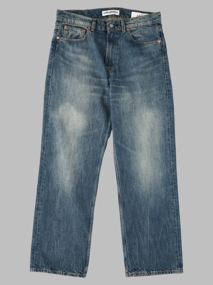 Jeans Third Cut in Denim Di Cotone