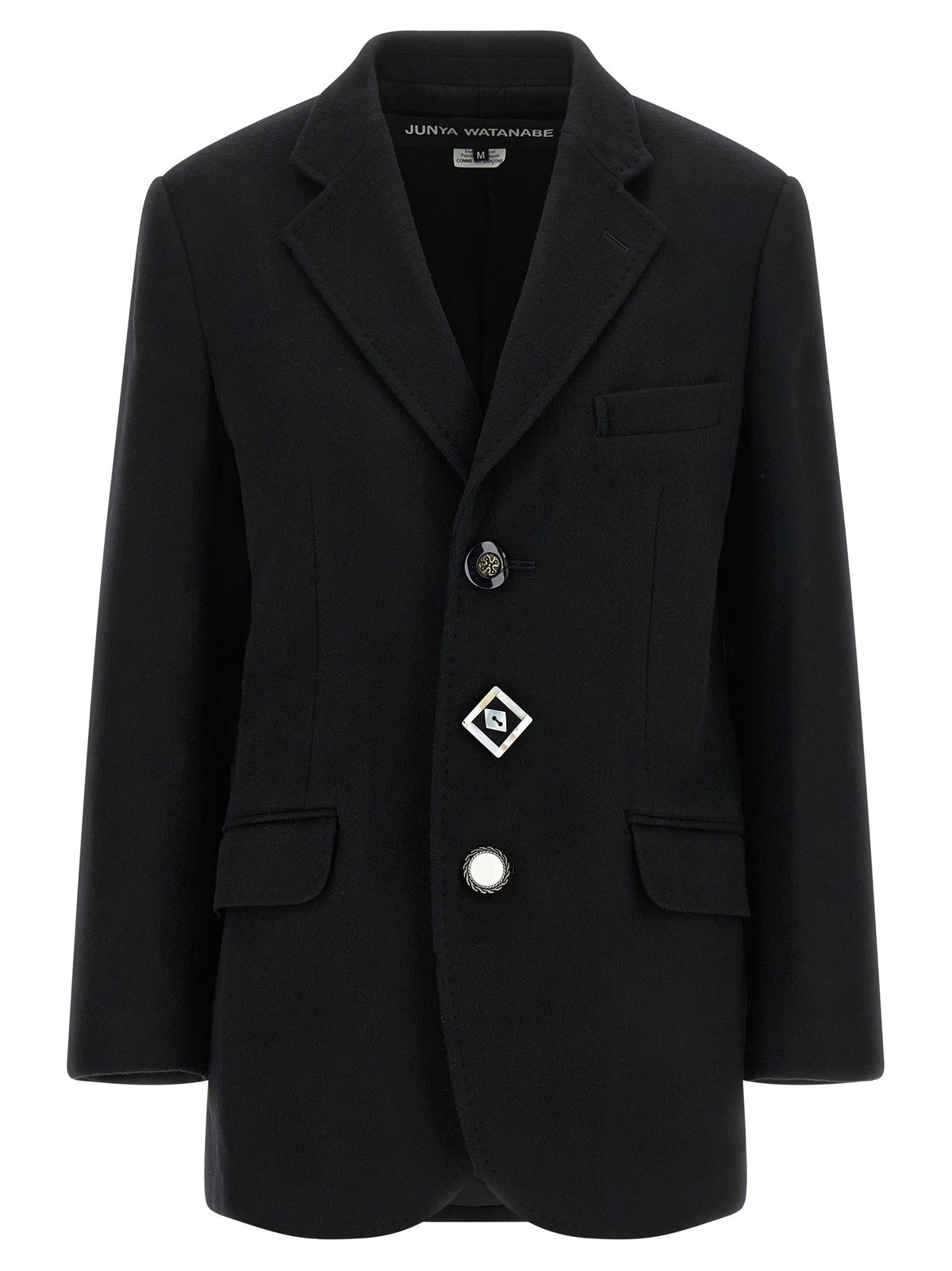 Jewel button coat