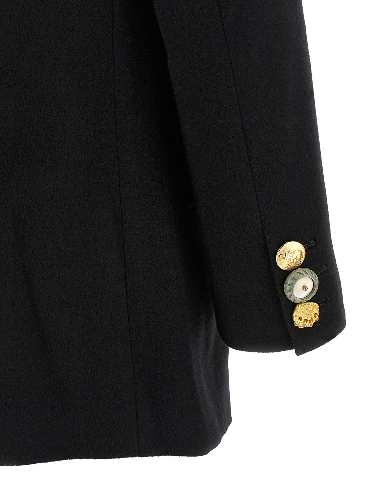 Jewel button coat