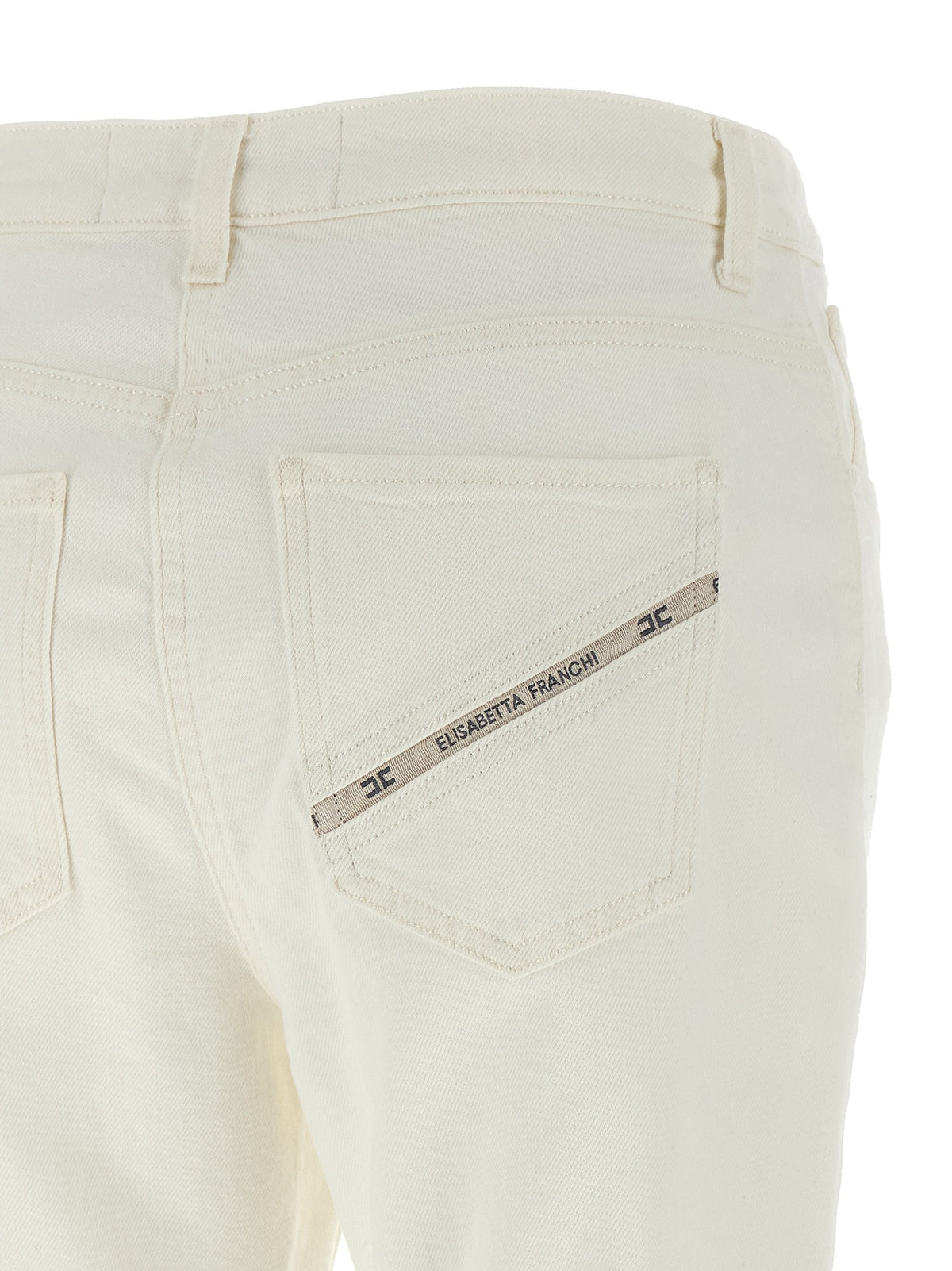 Jewel padlock jeans