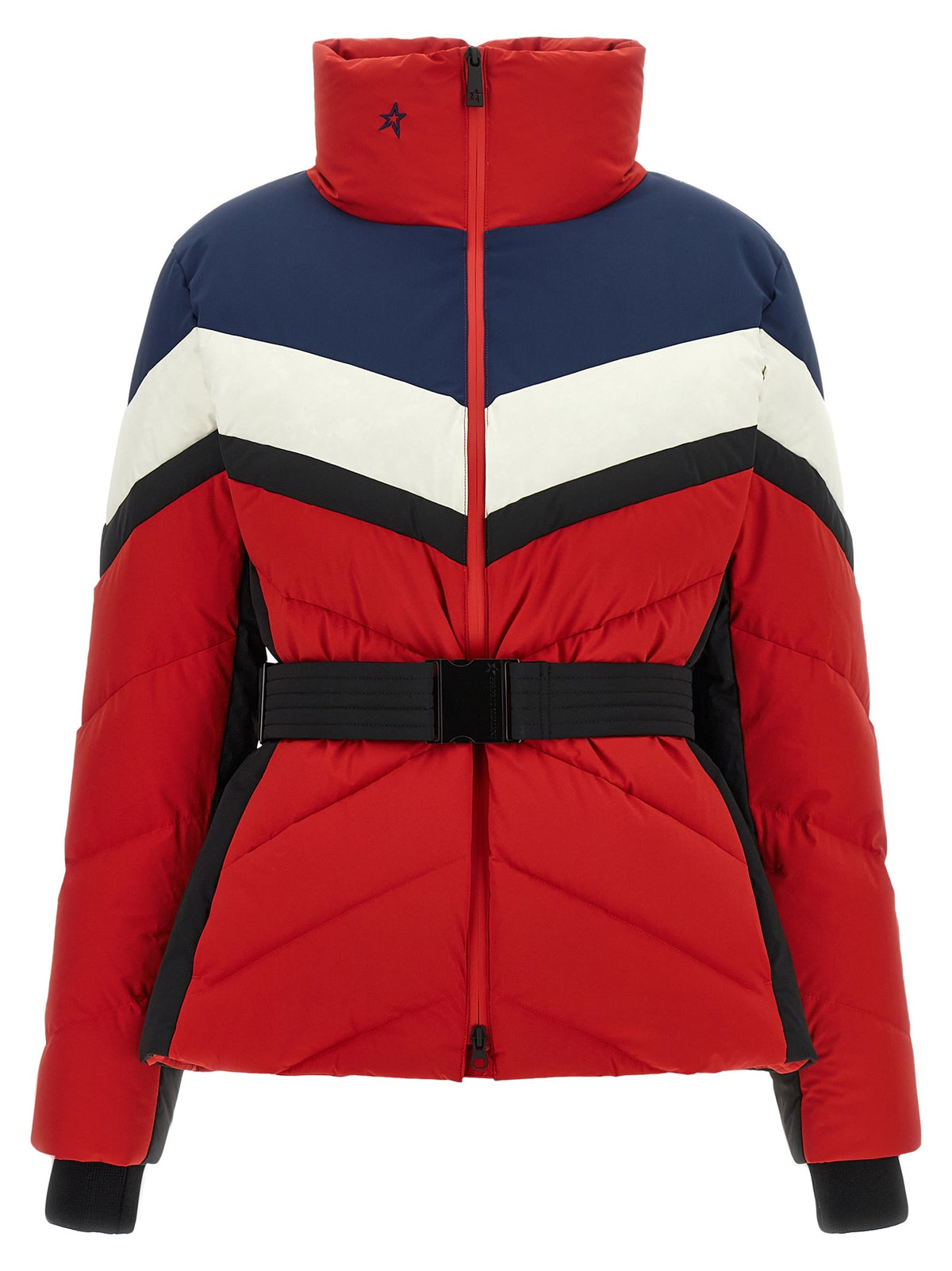 'JG Down' red ski jacket